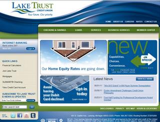 Lake Trust Credit Union Website